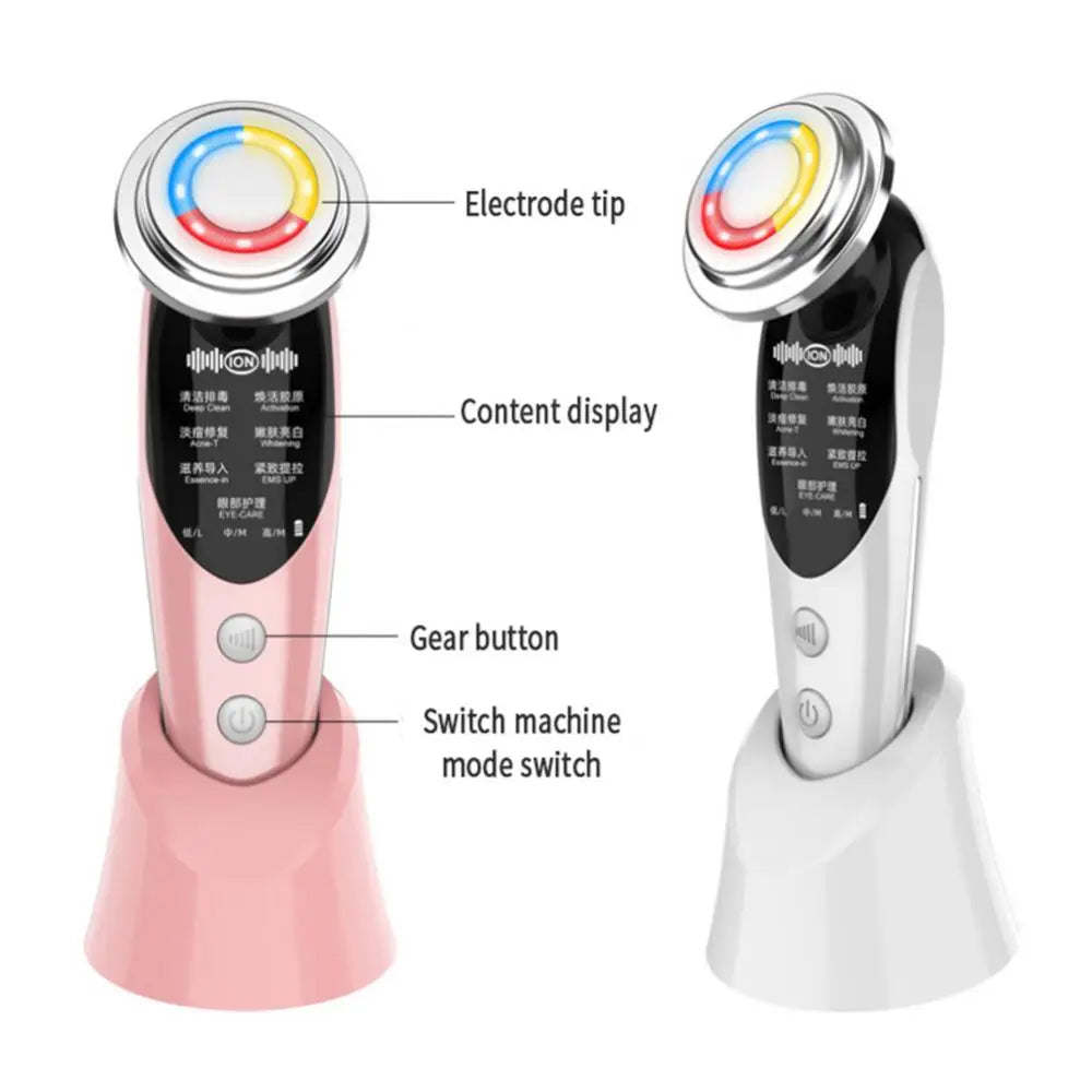 Radiance Pro Pink 7-in-1 LED Red Light Therapy, EMS Technology