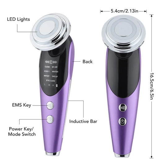 Radiance Pro Pink 7-in-1 LED Red Light Therapy, EMS Technology